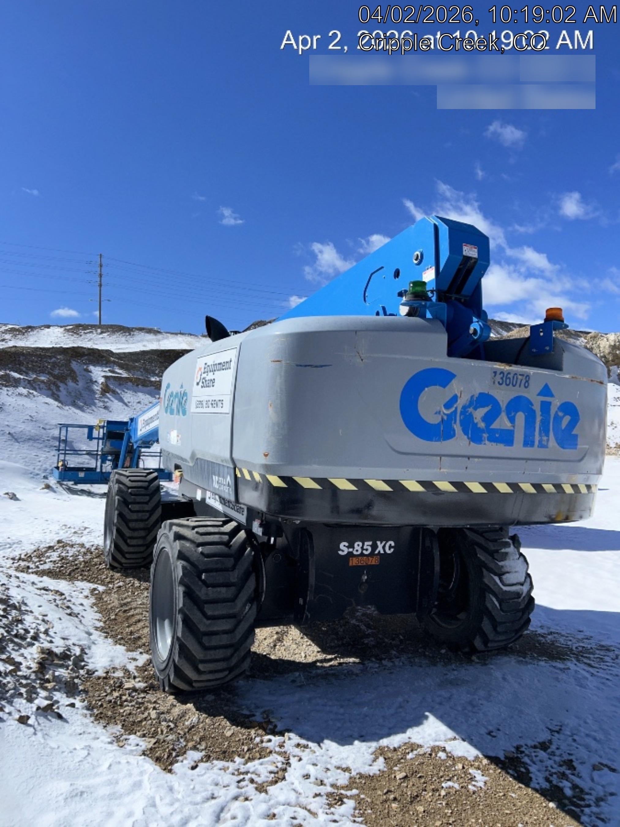 2021 GENIE S-85 XC