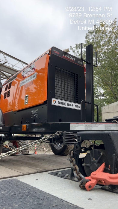 2023 Lincoln Electric LE400 Kubota V1505, Trlr, Cable Rack, Light Kit, ES Decals, T3