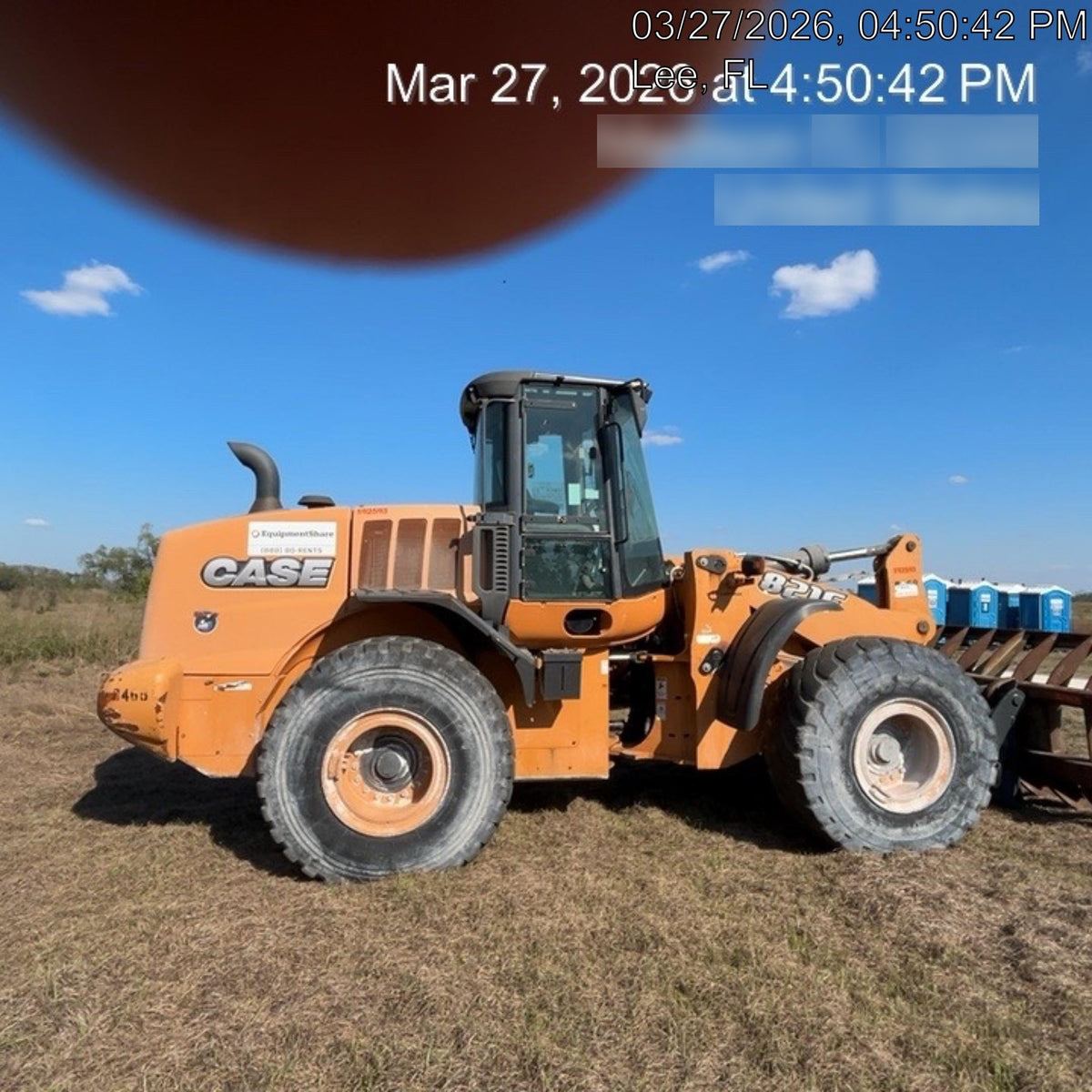 2016 CASE 821F