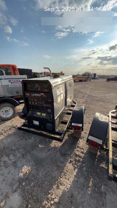 2024 Lincoln Electric LE400 Kubota V1505, Trlr, Cable Rack, Light Kit, ES Decals, T3