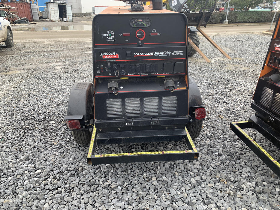 2021 Lincoln Electric Vantage 549X Ready Pak 3, ORANGE (includes trailer, cable rack, fender light kit)