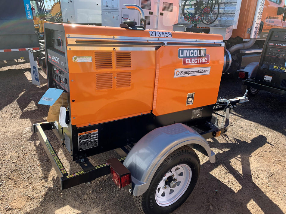 2022 Lincoln Electric LE400 Kubota V1505, Trlr, Cable Rack, Light Kit, ES Decals, T3