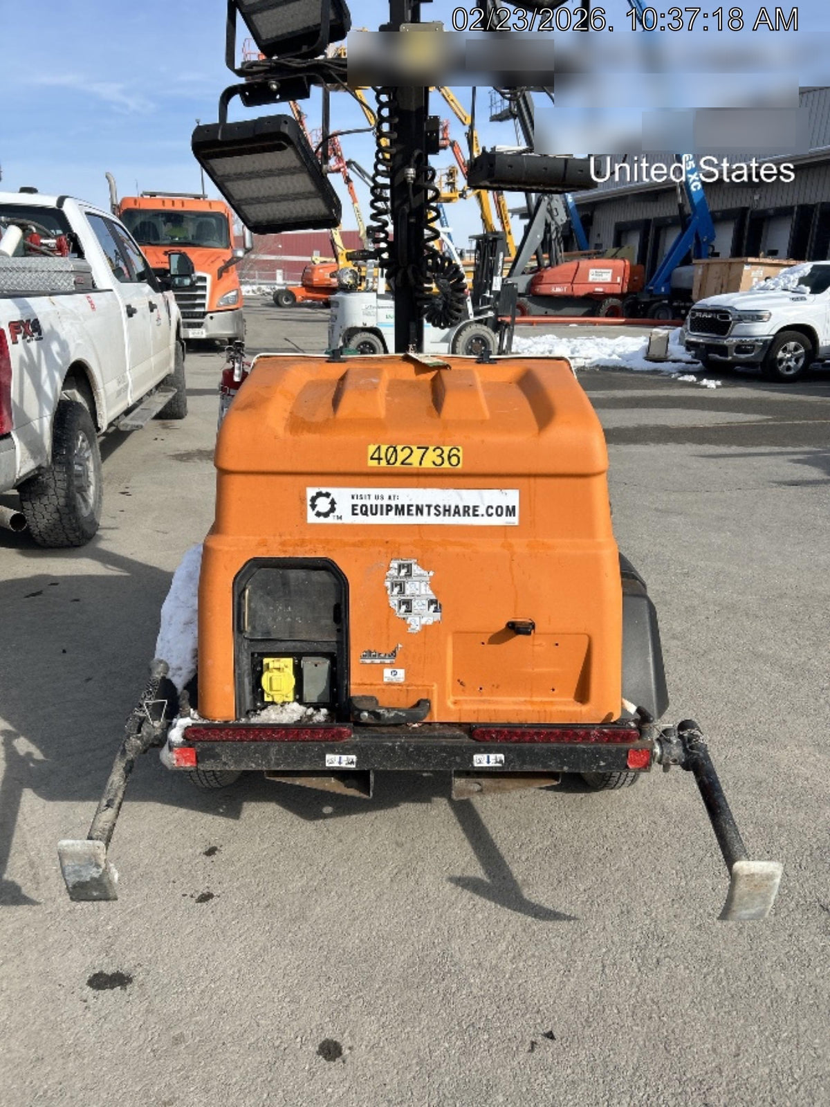 2024 Generac MLT2 Diesel, Flex Switch 120V Input, Powerzone Controller, 
(4) 320W LED Lights, 4kW Generator, 39.9 Gal Fuel Tank, 2" Ball, T3