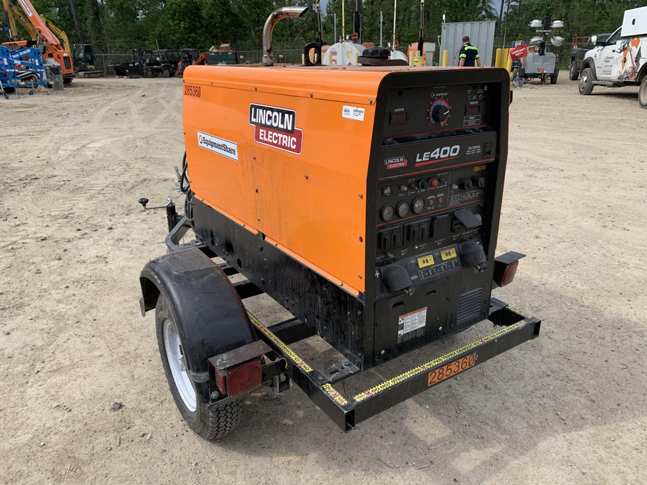 2022 Lincoln Electric LE400 Kubota V1505, Trlr, Cable Rack, Light Kit, ES Decals, T3