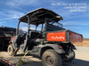 2022 Kubota RTV-X1140W-H Plastic Canopy, Windshield Acrylic Clear, LED Strobe Light, Wire Harness Kit, Back up Alarm
