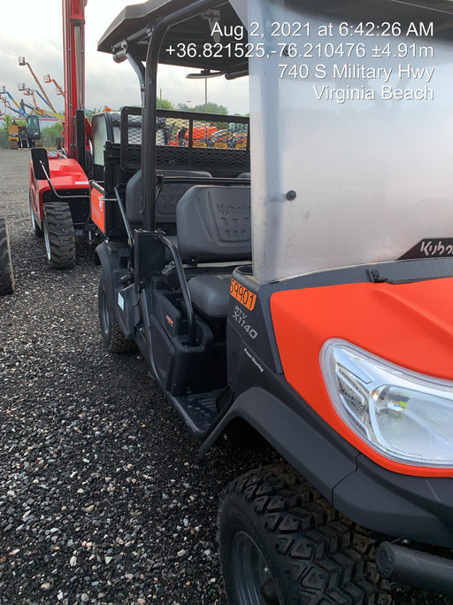 2021 Kubota RTV-X1140W-H Plastic Canopy, Windshield Acrylic Clear, LED Strobe Light, Wire Harness Kit, Back up Alarm