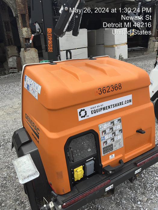 2023 Generac MLT2 Diesel, Flex Switch 120V Input, Powerzone Controller, 
(4) 320W LED Lights, 4kW Generator, 39.9 Gal Fuel Tank, 2" Ball, T3