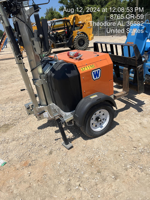 2023 Wanco WLTT-4MM4K Diesel, Deep Sea Controller, Shore Power Plug, Auto Start, (4) 350W LED Floodlights, 4kW Generator, 60 Gal Fuel Tank, 2" Ball, T3