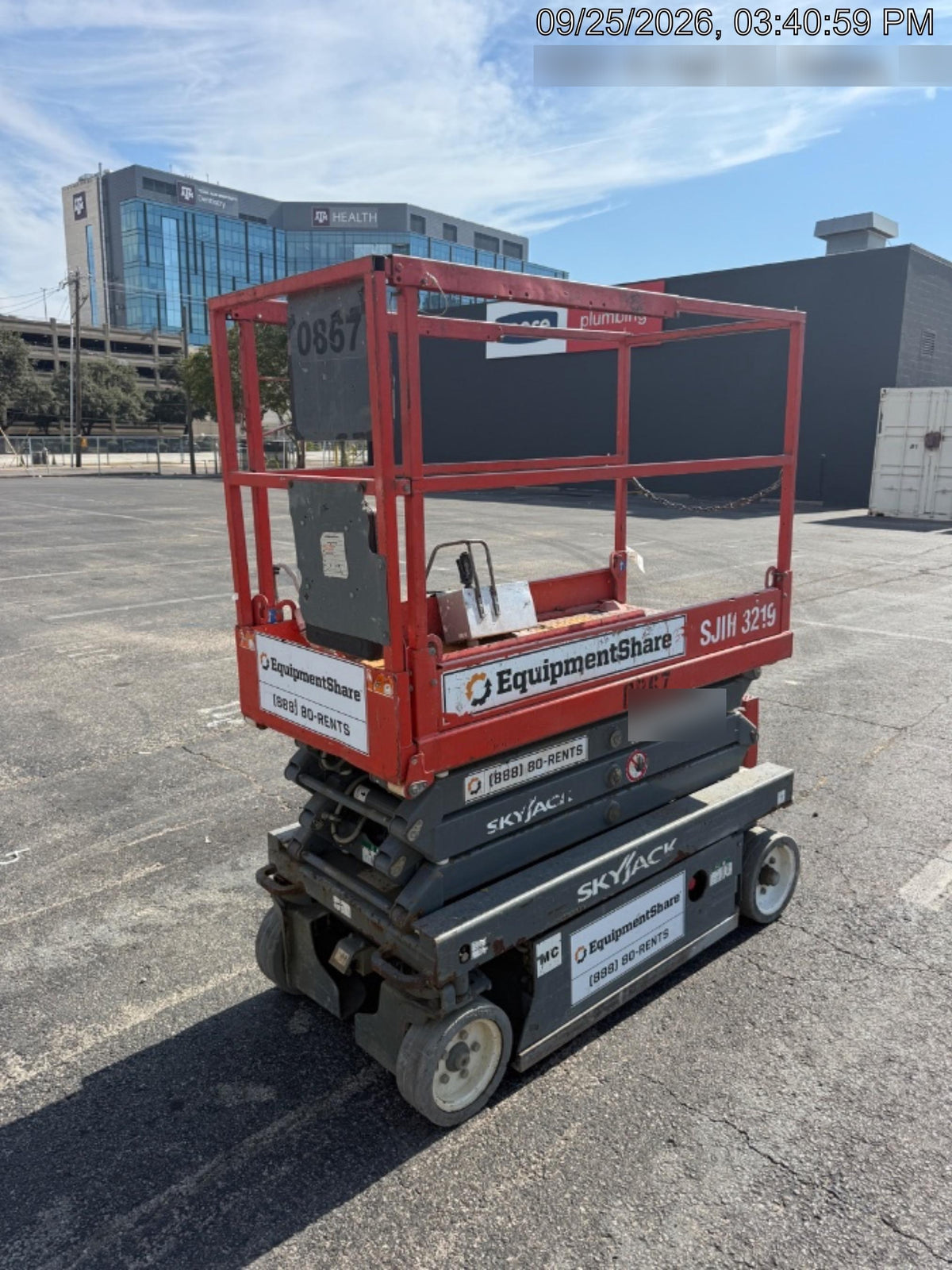 2016 Skyjack SJIII-3219 Skyjack SJIII-3219 Scissor Lift