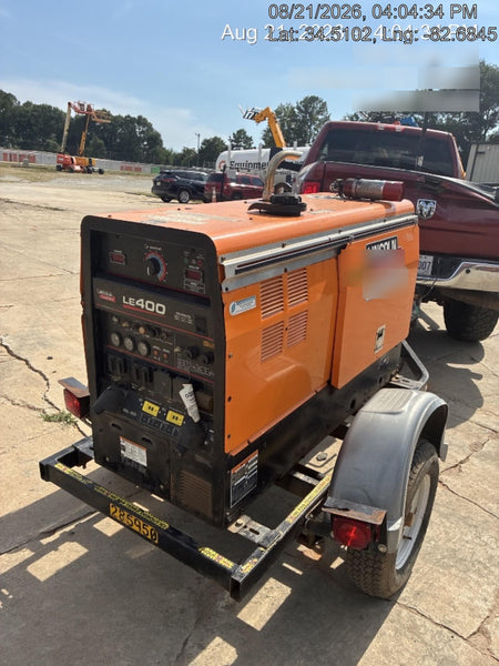2022 Lincoln Electric LE400 Kubota V1505, Trlr, Cable Rack, Light Kit, ES Decals, T3