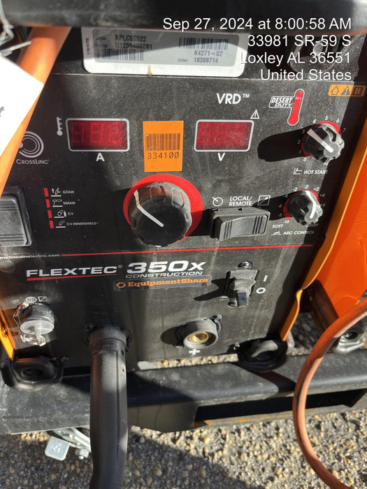 2023 LINCOLN ELECTRIC FLEXTEC 350X