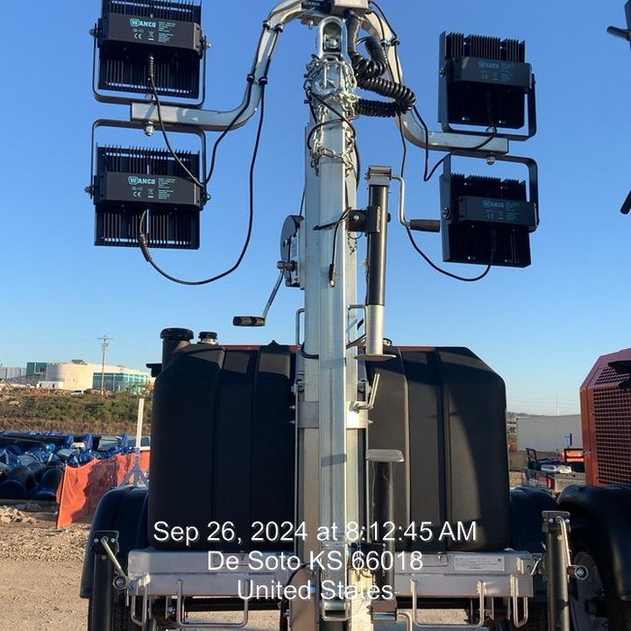 2024 Wanco WLTT-4MM4K Diesel, Deep Sea Controller, Shore Power Plug, Auto Start, (4) 350W LED Floodlights, 4kW Generator, 60 Gal Fuel Tank, 2" Ball, T3