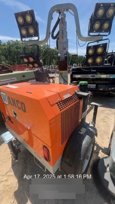 2024 Wanco WLTT-4MM4K Diesel, Deep Sea Controller, Shore Power Plug, Auto Start, (4) 350W LED Floodlights, 4kW Generator, 60 Gal Fuel Tank, 2" Ball, T3
