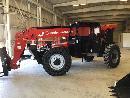 2019 Manitou MTA10055 Canopy, 120 HP, Solid Tires, Work Lights, Lift Hook, Auxiliary Hydraulics 66" Carriage and 60" Forks