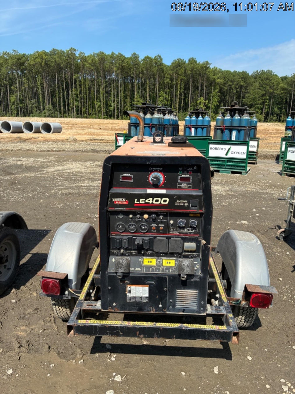 2022 Lincoln Electric LE400 Kubota V1505, Trlr, Cable Rack, Light Kit, ES Decals, T3