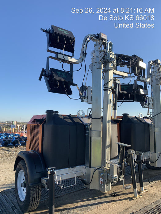 2024 Wanco WLTT-4MM4K Diesel, Deep Sea Controller, Shore Power Plug, Auto Start, (4) 350W LED Floodlights, 4kW Generator, 60 Gal Fuel Tank, 2" Ball, T3