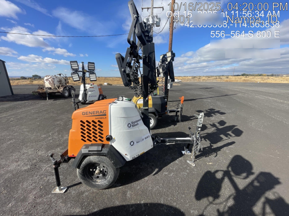 2023 Generac MLT2 Diesel, Flex Switch 120V Input, Powerzone Controller, (4) 320W LED Lights, 4kW Generator, 39.9 Gal Fuel Tank, 2" Ball, T3