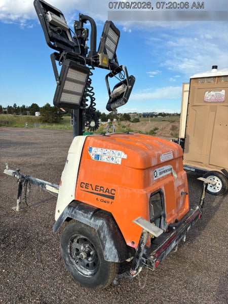 2023 Generac MLT2 Diesel, Flex Switch 120V Input, Powerzone Controller, 
(4) 320W LED Lights, 4kW Generator, 39.9 Gal Fuel Tank, 2" Ball, T3