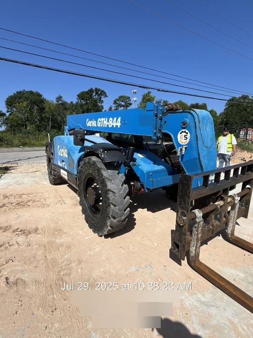 2019 Genie GTH-844 Genie GTH-844 w/Enclosed Cab w/HVAC, Work Lights, Solid Tires, Beacon, 60" Carriage and Forks