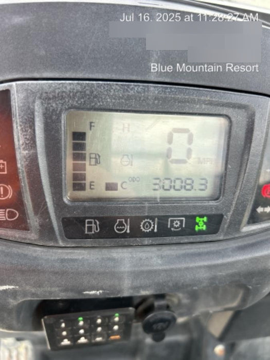 2022 Kubota RTV-X1140W-H Plastic Canopy, Windshield Acrylic Clear, LED Strobe Light, Wire Harness Kit, Back up Alarm