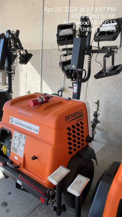 2024 Generac MLT2 Diesel, Flex Switch 120V Input, Powerzone Controller, 
(4) 320W LED Lights, 4kW Generator, 39.9 Gal Fuel Tank, 2" Ball, T3