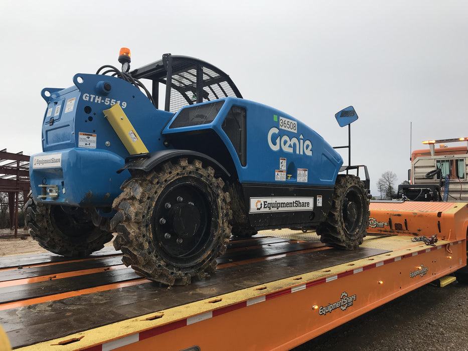 2019 Genie GTH-5519 Canopy, Solid RT Tires, LED Work Lights, Beacon\t48" Carriage, 48" Forks