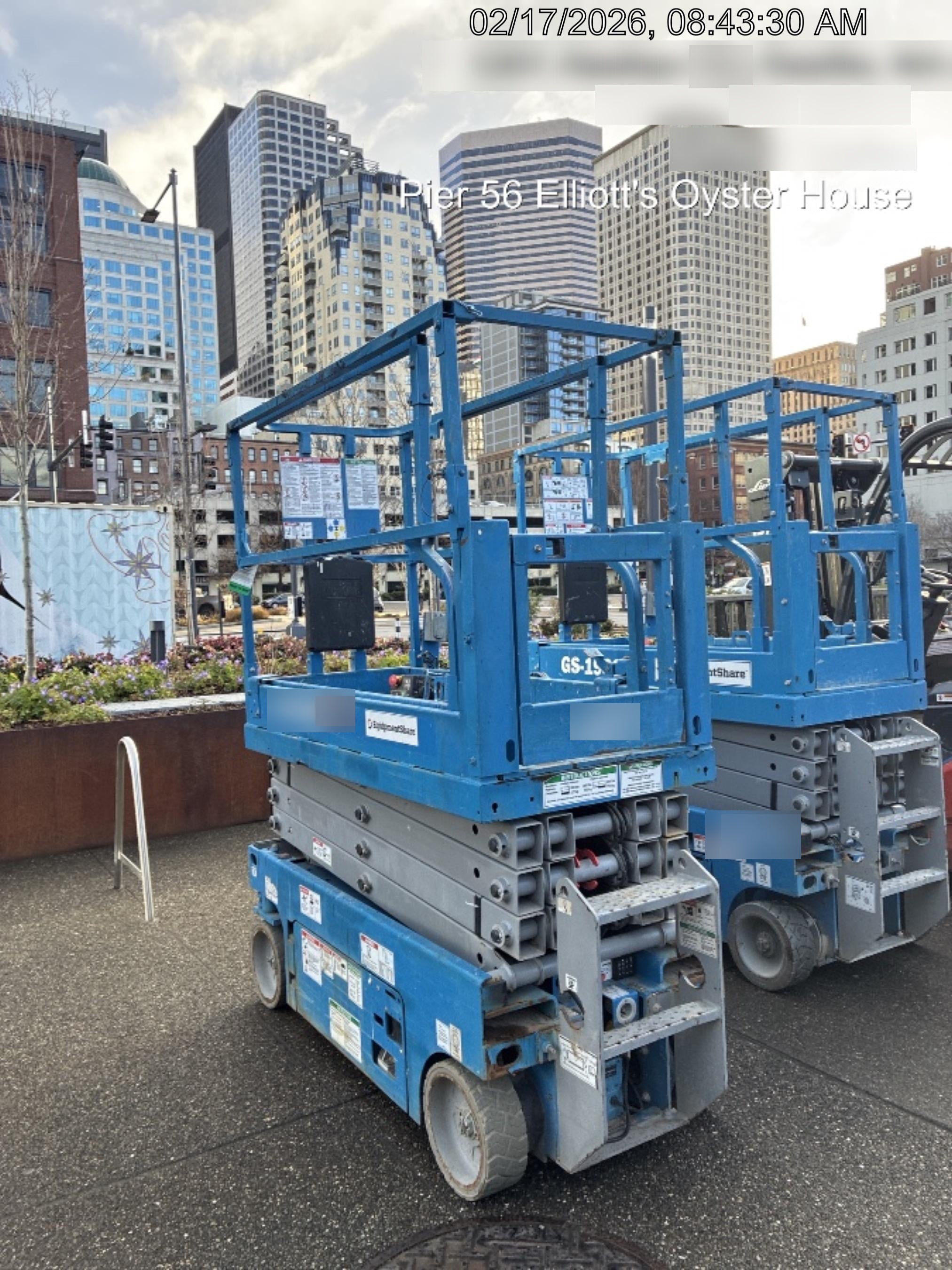 2020 Genie GS-1930 Solid Non Marking Tires, Beacon, Folding rails with half height swing gate