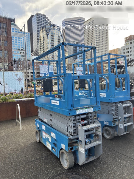 2020 Genie GS-1930 Solid Non Marking Tires, Beacon, Folding rails with half height swing gate