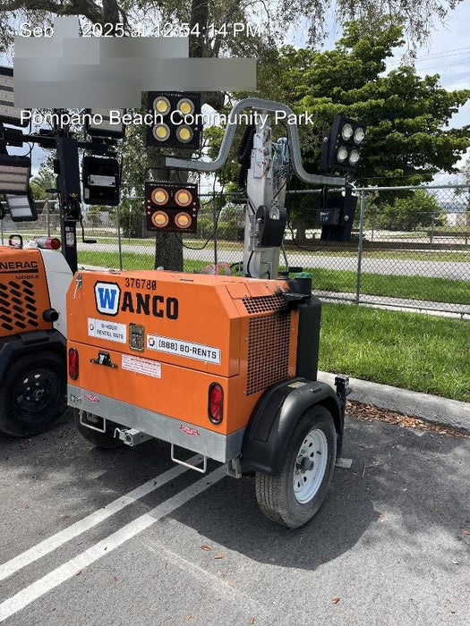2023 Wanco WLTT-4MM4K Diesel, Deep Sea Controller, Shore Power Plug, Auto Start, (4) 350W LED Floodlights, 4kW Generator, 60 Gal Fuel Tank, 2" Ball, T3