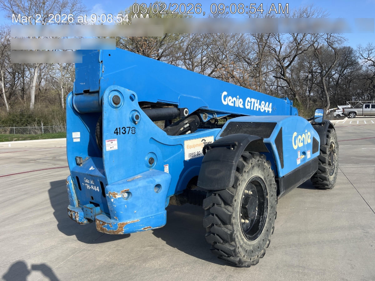 2017 Genie GTH-844 Genie GTH844 Telehandler, 60" Carriage, Solid Tires