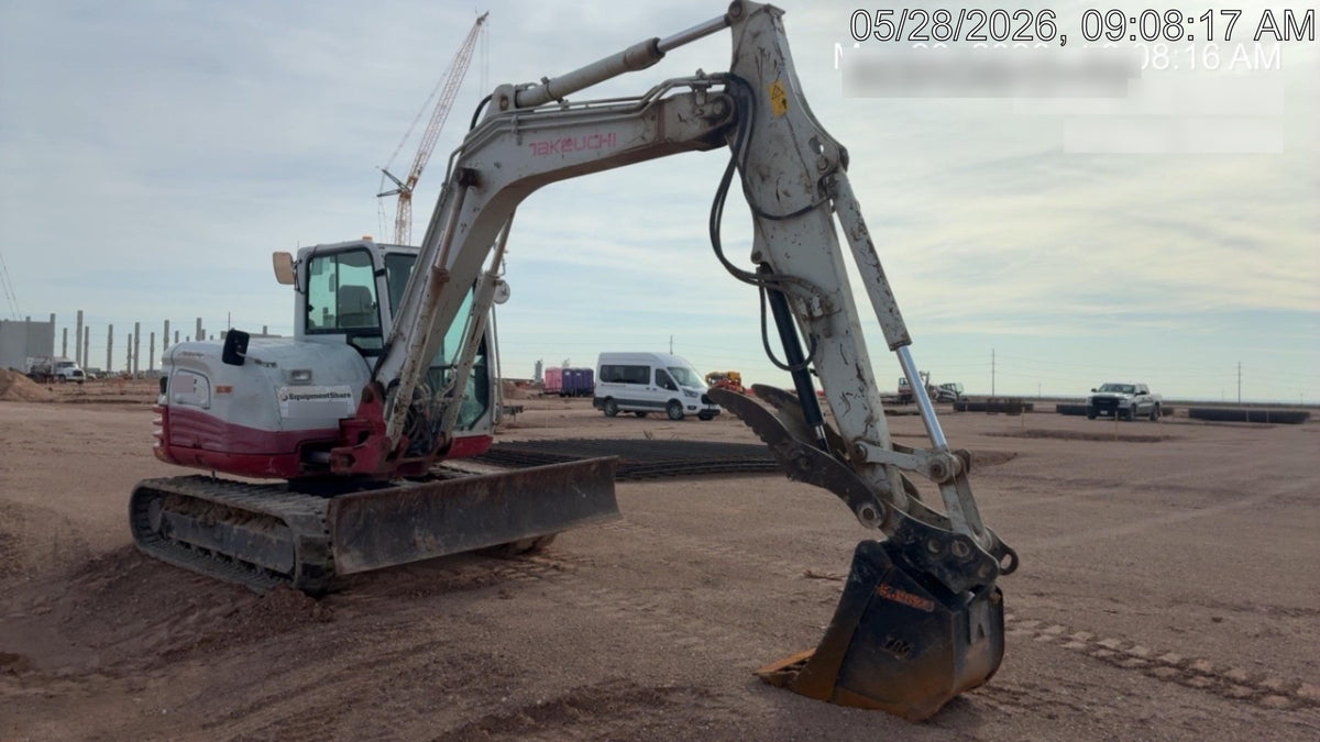 2019 Takeuchi TB290 Takeuchi TB290 Cab/Heat/AC w/Rubber Tracks, Auxiliary Hydraulics, Dozer Blade, Manual QC, 18/24/36" Buckets, Hydraulic Thumb Installed