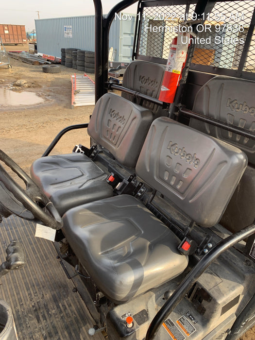 2022 Kubota RTV-X1140W-H Plastic Canopy, Windshield Acrylic Clear, LED Strobe Light, Wire Harness Kit, Back up Alarm
