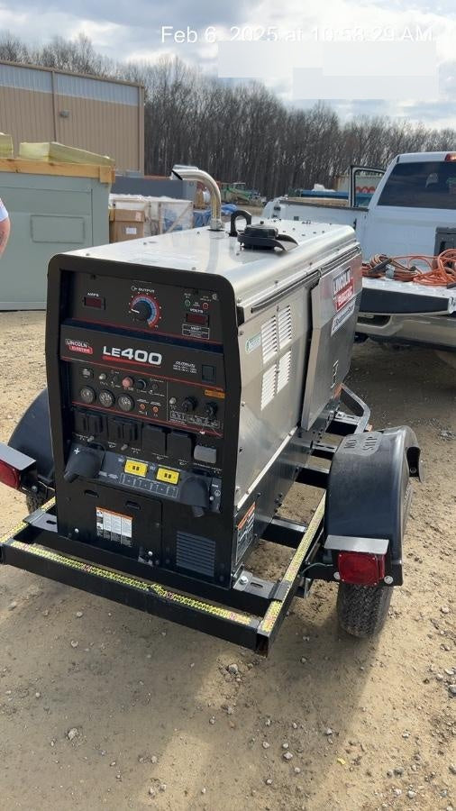 2024 Lincoln Electric LE400 Kubota V1505, Trlr, Cable Rack, Light Kit, ES Decals, T3