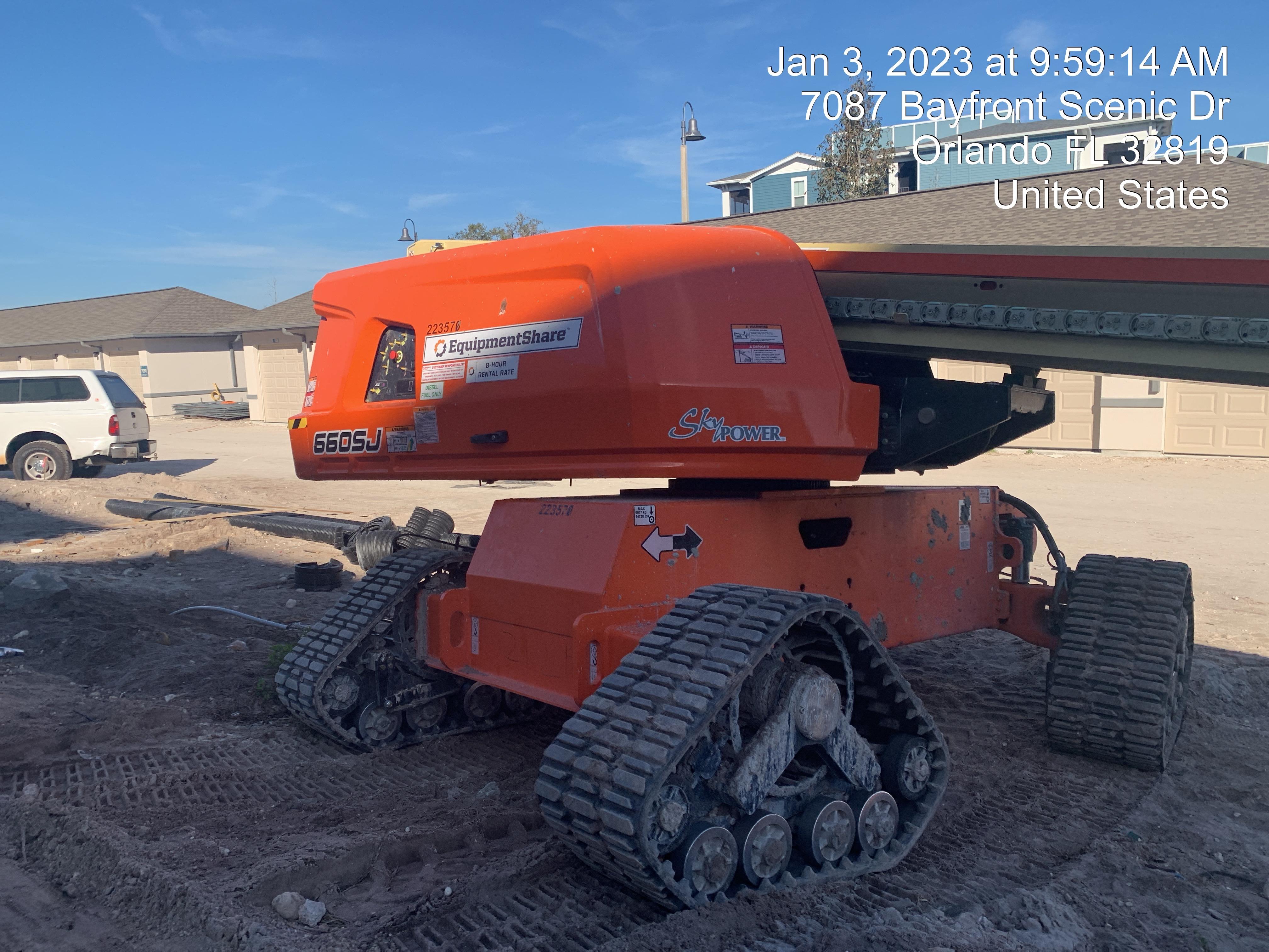 2022 JLG 660SJ Quad Track