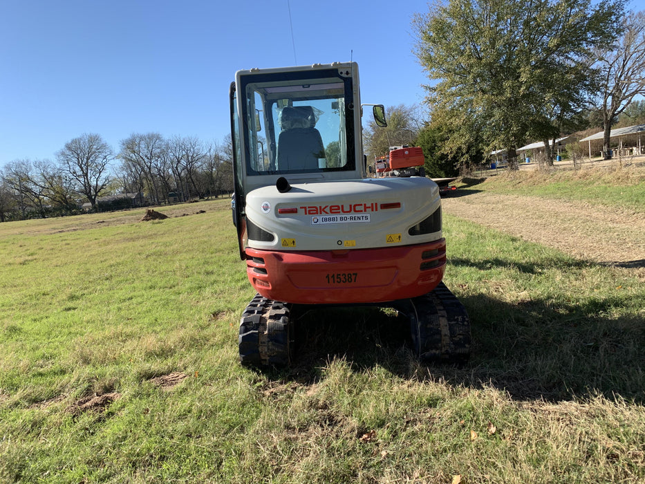 2020 Takeuchi TB250-2C Cab/Heat/Air, Rubber Tracks, Manual TAG QC