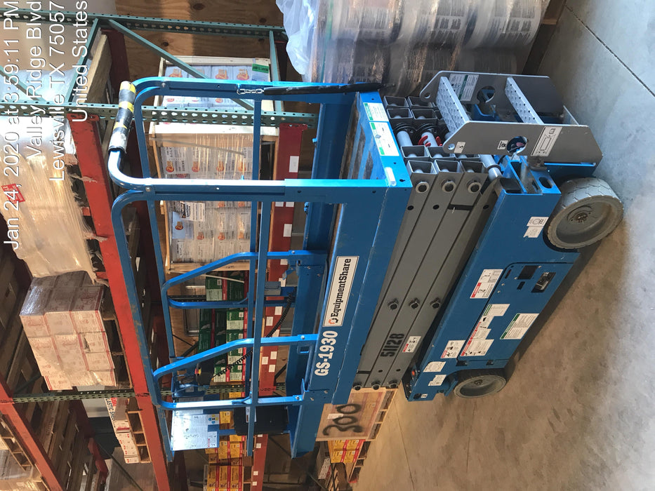 2019 Genie GS-1930 Fixed Rails with Chain Entry