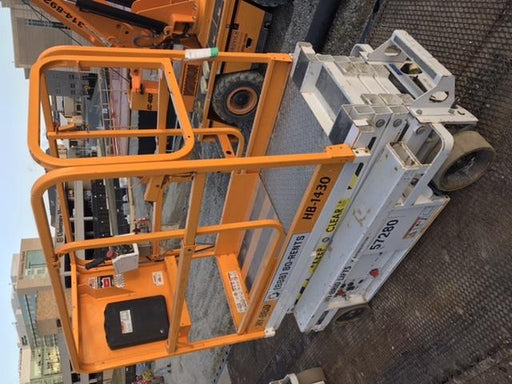 Custom Equipment HB-1430 Hy-Brid Scissor Lift
Platform capacity up to 670 lbs
Working height up to 20 ft
Weighs under 1,700 lbs
Non-marking wheels