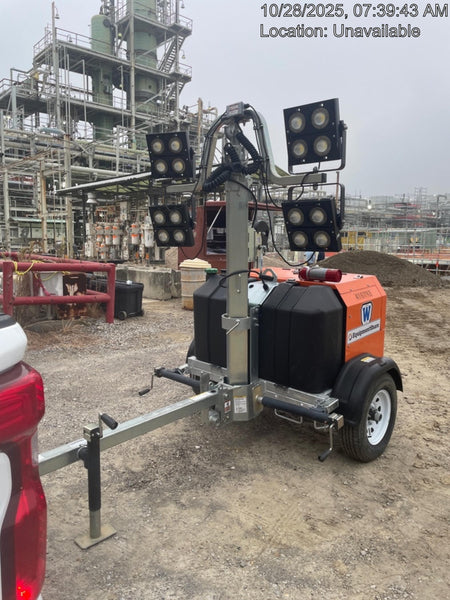 2024 Wanco WLTT-4MM4K Diesel, Deep Sea Controller, Shore Power Plug, Auto Start, (4) 350W LED Floodlights, 4kW Generator, 60 Gal Fuel Tank, 2" Ball, T3