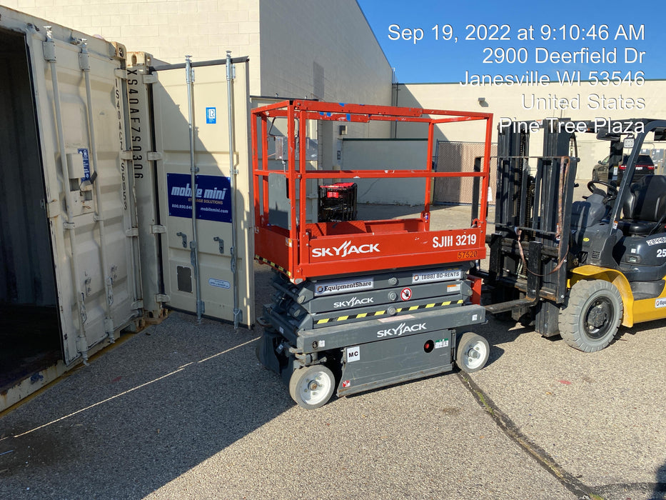 2016 Skyjack SJIII-3219 Standard Rental Specs