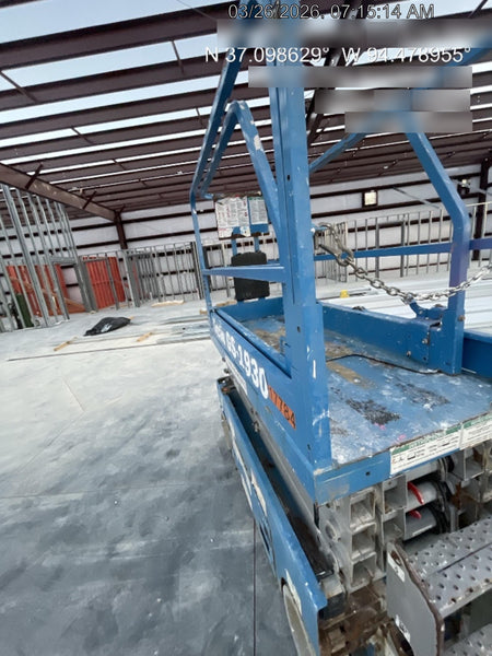 2018 Genie GS-1930 Genie GS-1930 w/Fixed Rail, Chain Entry