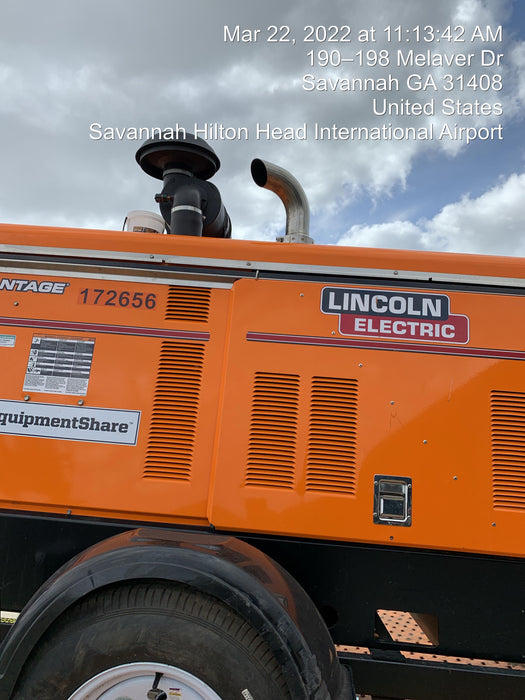 2021 Lincoln Electric Vantage 549X Ready Pak 3, ORANGE (includes trailer, cable rack, fender light kit)