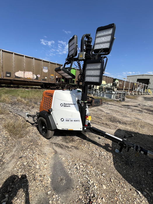 2024 Generac MLT2 Diesel, Flex Switch 120V Input, Powerzone Controller, 
(4) 320W LED Lights, 4kW Generator, 39.9 Gal Fuel Tank, 2" Ball, T3