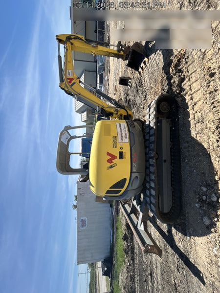 2020 Wacker Neuson EZ53 MX,TRK,LGD,CNPY,PC w/QC Coupler, 12"/18"/24" HD Buckets