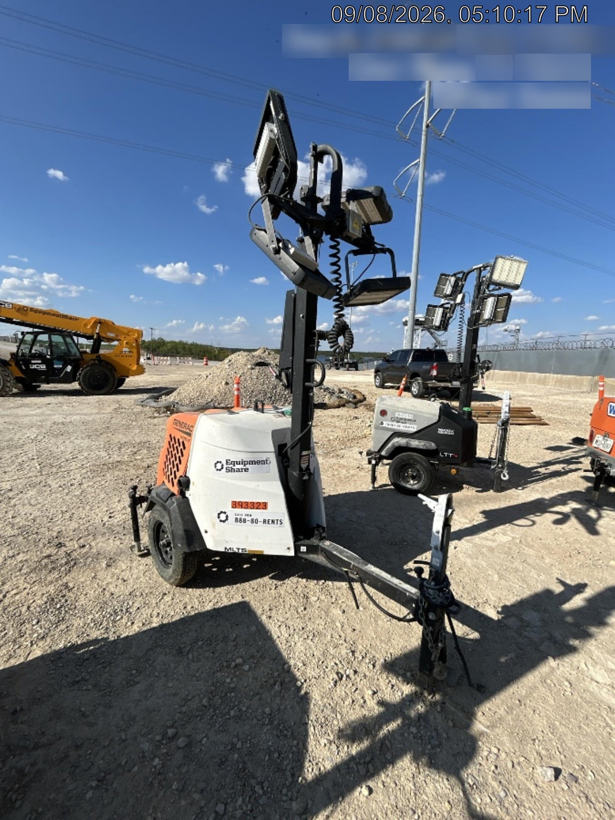 2024 Generac MLT2 Diesel, Flex Switch 120V Input, Powerzone Controller, 
(4) 320W LED Lights, 4kW Generator, 39.9 Gal Fuel Tank, 2" Ball, T3