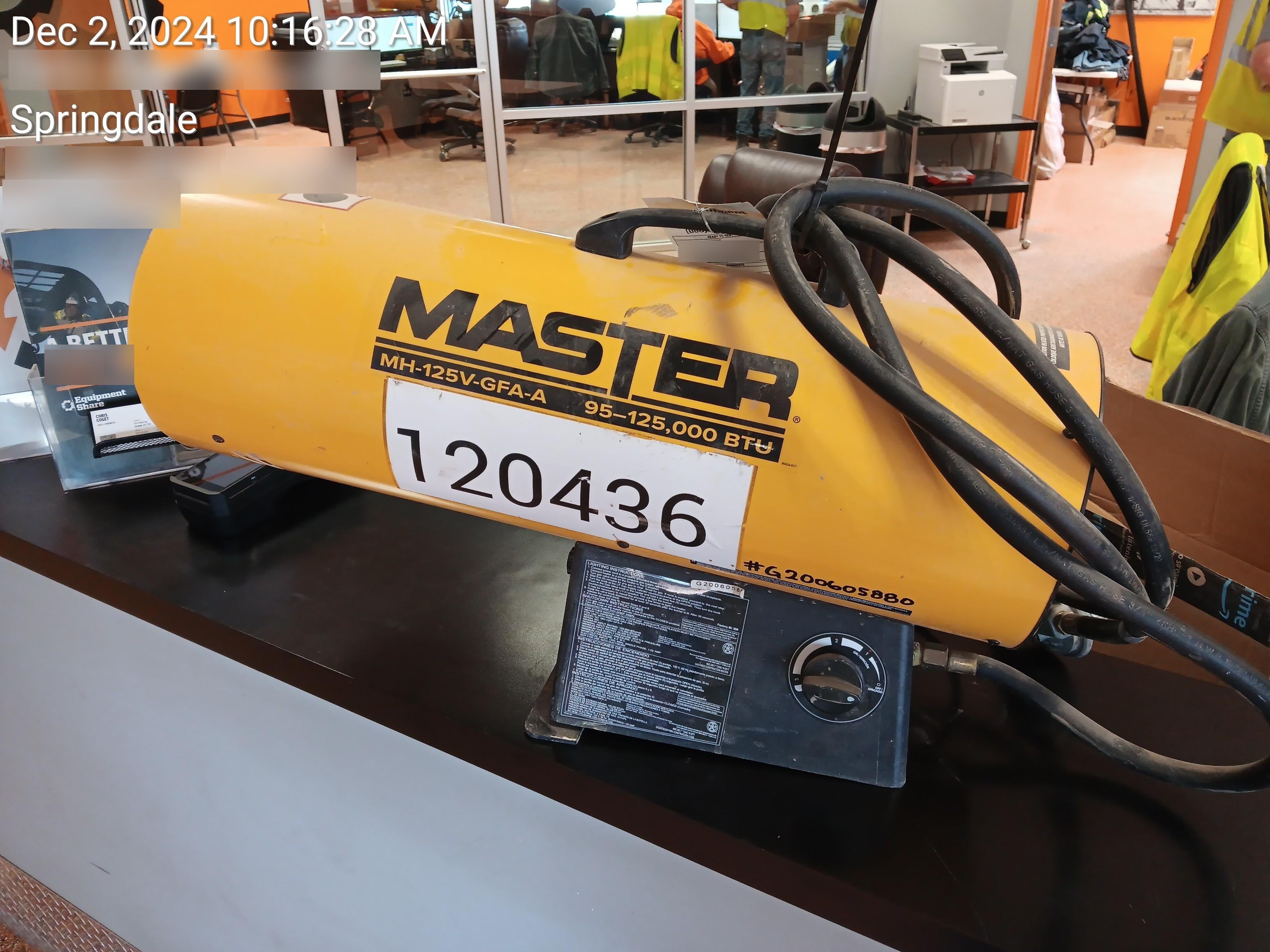 2020 MASTER MH-125V