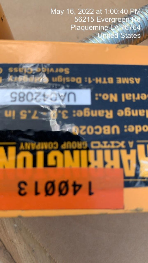 2021 HARRINGTON UBC020