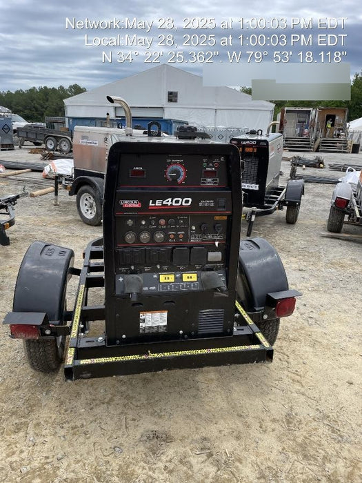 2024 Lincoln Electric LE400 Kubota V1505, Trlr, Cable Rack, Light Kit, ES Decals, T3