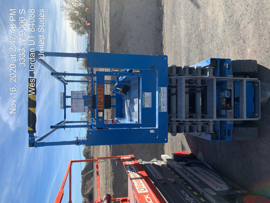 2020 Genie GS-2632 Solid NM Tires, Folding Rails with Half-Height Swing Gate, Beacon