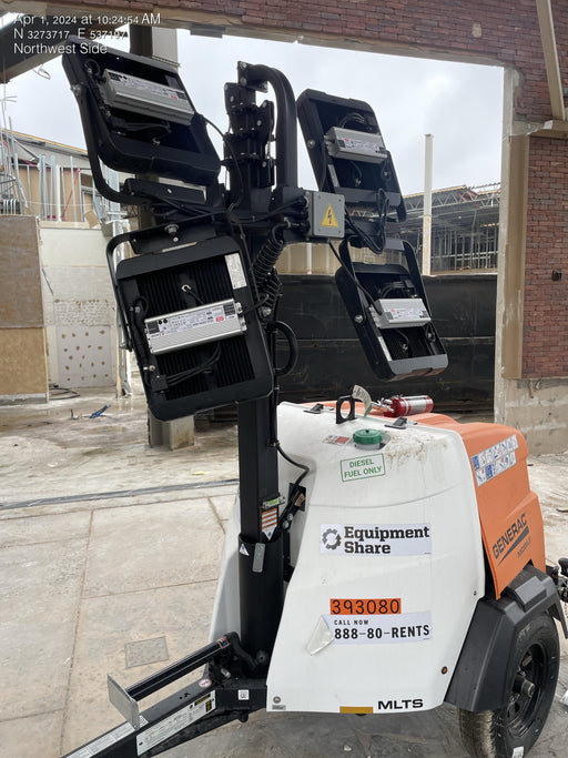 2024 Generac MLT2 Diesel, Flex Switch 120V Input, Powerzone Controller, 
(4) 320W LED Lights, 4kW Generator, 39.9 Gal Fuel Tank, 2" Ball, T3