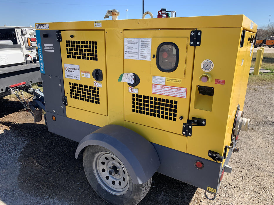 2020 ATLAS COPCO PAS 100 HF CS Enclosed